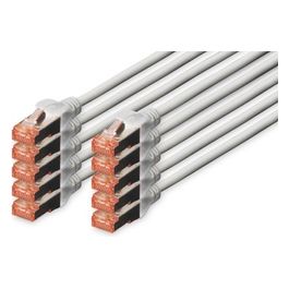 Professional Cavo di Rete 1mt Cat6 S/Ftp S-Stp Grigio