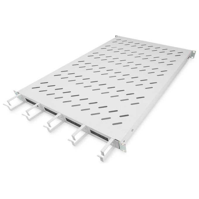 Digitus Ripiano per Armadi Rack 19'' con Gestione Cavi per Armadi 1000mm Colore Grigio