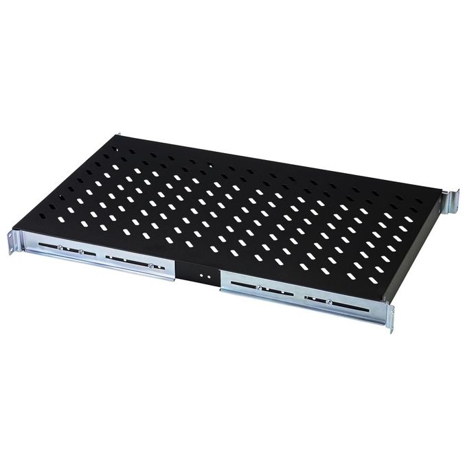 Digitus Ripiano per Armadio 19'' Linea Server 1 Hu Profondita' 720Mm Capacita' Di Carico 100 Kg. - Colore Nero Con Viti (per Linea Server) (Dn19Tray1-1000 Sw)