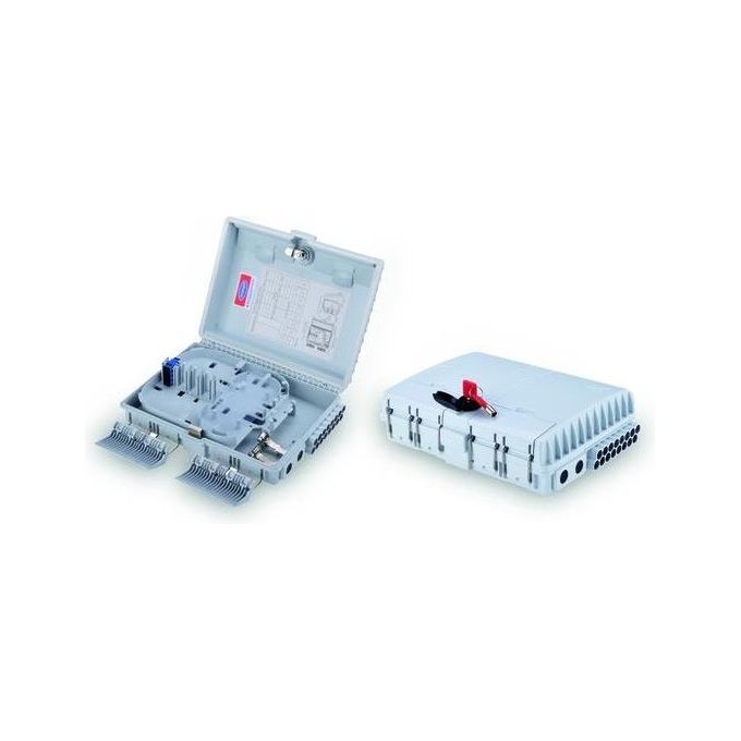 Digitus Scatola di Distribuzione Ftth per 16 LC Duplex o 16 SC Simplex