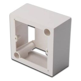 scatola a muro mm. 80x80 colore bianco