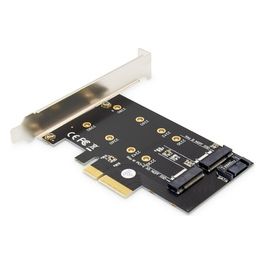 Scheda Add-On M.2 Ngff/Nvme Ssd PciExpress Supporta Chiavi B/M e B+M Dimensioni 80/60/42 e 30mm