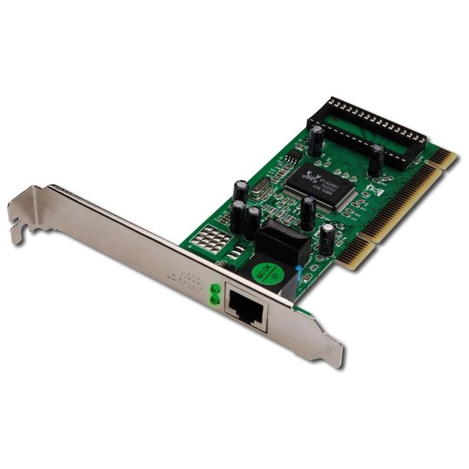 Digitus Scheda Aggiuntiva Di Rete Gigabit Pci 10/100/1000 32 Bit Con Bracket Aggiuntivo Low Profile