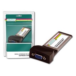 Scheda Express Card Con 2 Porte Seriali 9 Poli Rs232