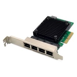Digitus Scheda di Rete a 4 Porte 2.5 Gigabit Ethernet Rj45 Pci Express Chipset Realtek