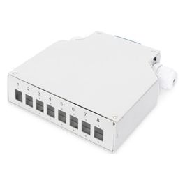 Splice Box Din Rail per 8 Accoppiatori LC/DX