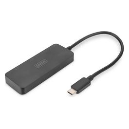 Digitus Splitter Video 8K 3 Porte da USB-C a 3X DP MST Nero