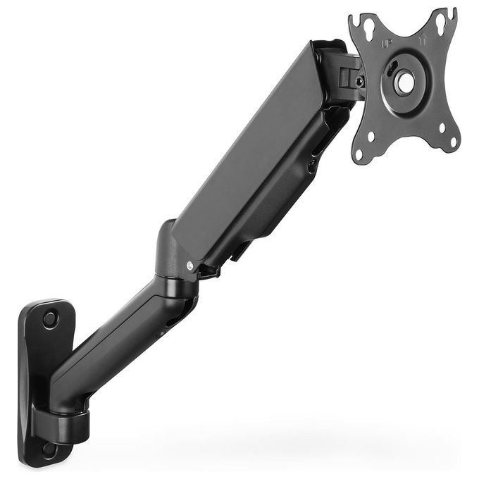Digitus Supporto a Parete Universale per Monitor 32'' con Molla a Gas e Braccio Orientabile