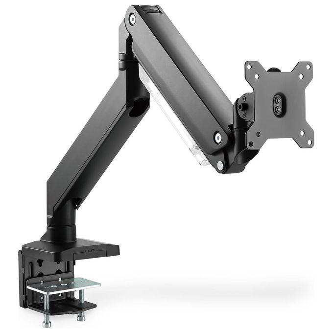 Digitus Supporto da Tavolo a Molla Singola per Monitor da 35'' Nero