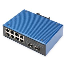 Digitus Switch Fast Ethernet Poe Industriale A 82 Porte