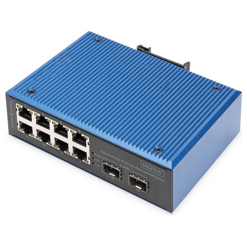 Digitus Switch Fast Ethernet Poe Industriale A 82 Porte