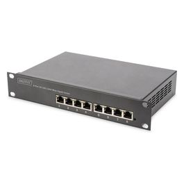 Switch Gigabit Ethernet Poe Gestito L2 8 Porte Poe 10 Pollici Budget Poe 80W