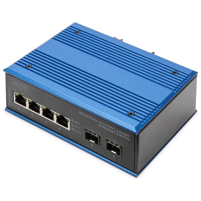 Digitus Switch Gigabit Ethernet A 42 Porte Industriale