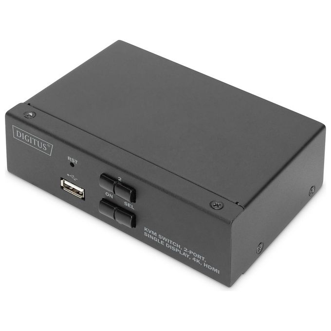 Digitus Switch Kvm 2 Porte 4k 1 Schermo Hdmi