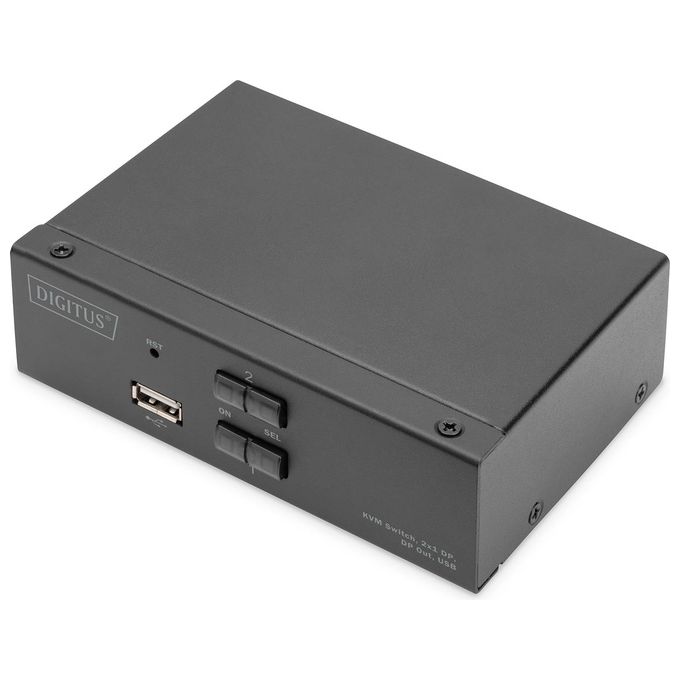 Digitus Switch KVM 2x1 Dp Dp Out Usb