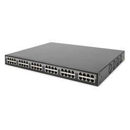 Switch di Rete Gigabit Ethernet 10/100/1000 Grigio 1U Supporto Power Over Ethernet