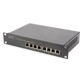 Digitus Switch di Rete No Gestito Gigabit Ethernet 10/100/1000 Grigio Supporto Power over Ethernet