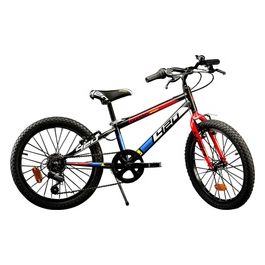 Bicicletta MTB 20 pollici Nero-Rosso