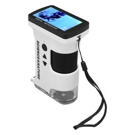 Microscopio Digitale Portatile Compatto 12MPx con LCD 2.7'' e Ingrandimenti Zoom 4x-80x