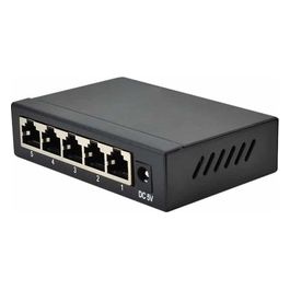 Switch Ethernet Desktop 5 Porte 10/100 Metal