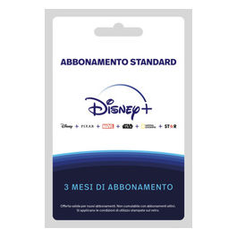 Disney, Abbonamento Disney+ Standard, 3 Mesi