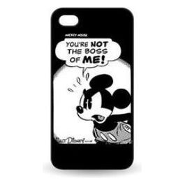 cover per iPhone 4s Topolino You're not the boss of me!