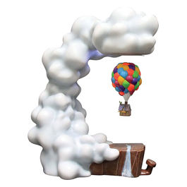 Disney, Grand Jester Pixar Up, Casa Levitante Figurina, Pietra Artificiale, 29 cm