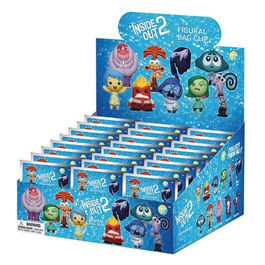 Disney, Portachiavi Clip Inside Out Serie 2, Display 24 Pezzi