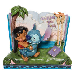 Disney Traditions, Statuetta Libro di Fiabe Lilo & Stitch, Resina, Jim Shore
