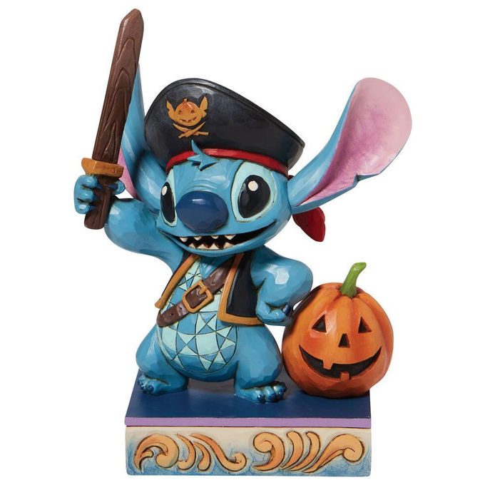 Disney Traditions, Stitch Pirata, Statuetta Decorativa, Resina, Jim Shore