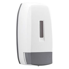 Dosatore Distributore Di Sapone Liquido Bianco Resina 20,9x10,1x9,3 Cm
