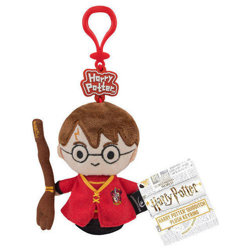 Distrineo Harry Potter Portachiavi Peluche Harry con Divisa da Quidditch