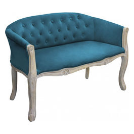 Divano Coleman In Velluto Blu