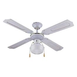 Divina Air Ventilatore Da Soffitto 4 Pale 1 Luce D.105 Cm Bianco DA54012