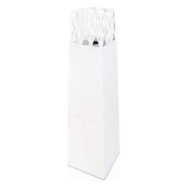 Camino a bioetanolo da giardino per esterno Vulcano Bianco 40x40x145