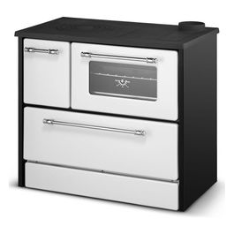 Cucina A Legna Stufa 9 Kw Bianca Beatrice L87xP51xH79 Ecodesign