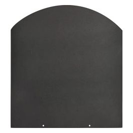 Pedana salvapavimento per stufe a legna e pellet in acciaio 100x90