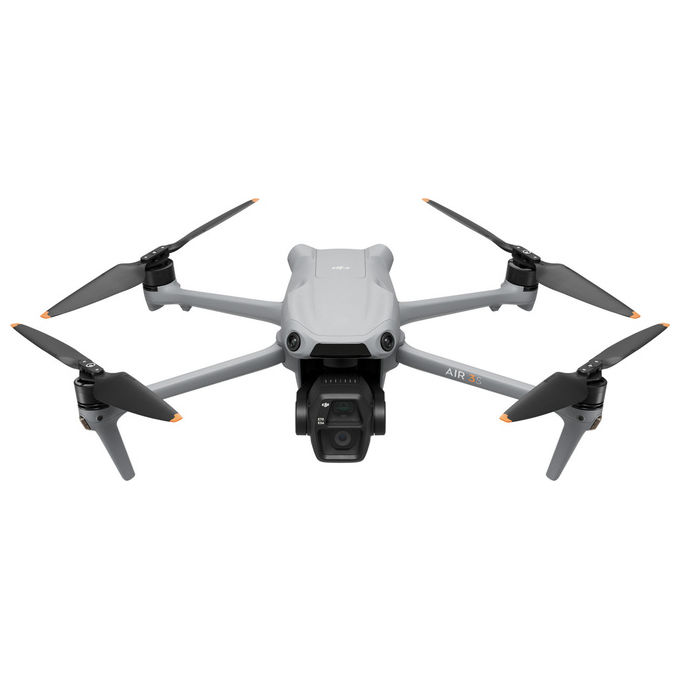 DJI Air 3S Drone Quadricottero Grigio 50MP 4K Fly More Combo 41min Volo 32km