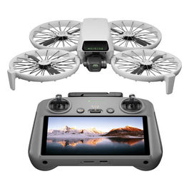 Flip Drone Grigio Leggero con Fotocamera 4K e Stabilizzatore 3 Assi