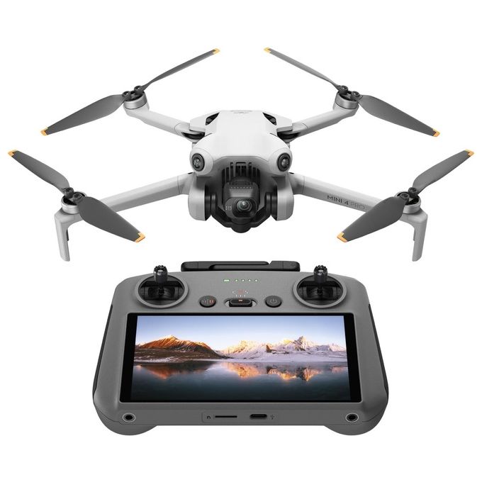 DJI Mini 4 Pro con DJI RC 2 Mini Drone Pieghevole per Adulti con Fotocamera in 4K