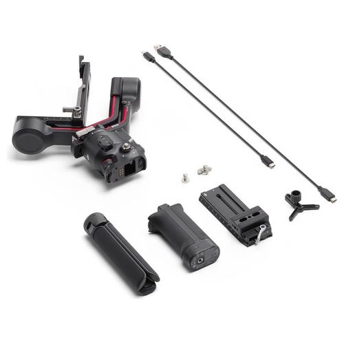 DJI RS 3 Stabilizzatore a 3 Assi per Fotocamere Dslr e Mirrorless Touchscreen Oled da 1.8" Nero