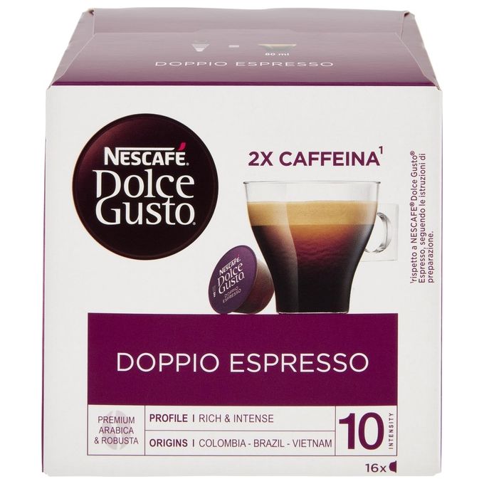 Dolce Gusto Capsule Caffe' Doppio Espresso 16 Pezzi