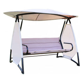 Dondolo Corfu' Design Elegante per Spazi Esterni in Arredo Giardino Perfetto per Relax e Comfort