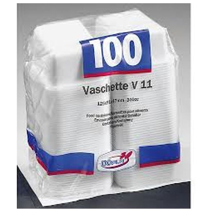 Dopla Vaschetta Bianca V11 300cc 100 Pezzi