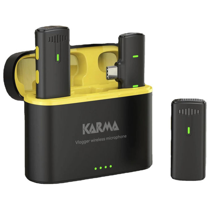 Doppio Radiomicrofono Type C per Vlogger