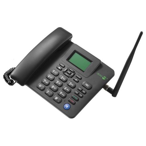 Doro 4100H Telefono a Filo per Anziani Bluetooth Nero