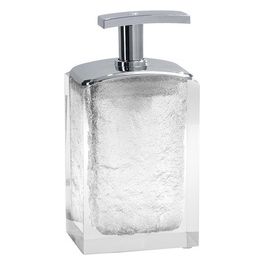 Dosatore Antares Trasp/Bianco Resina 15,5x8x6,2 Cm