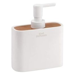 Dosatore Ninfea Bianco Resina 15,7x12,8x5,6 Cm