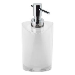 Dosatore Twist Satinato/Bianco Mat Resina 17,5x8,5x8,5 Cm