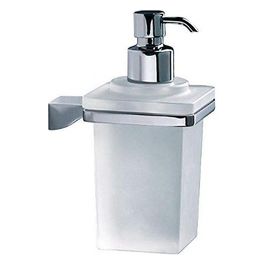 Dosatore Glamour Cromato Metallo 16x8x11 Cm